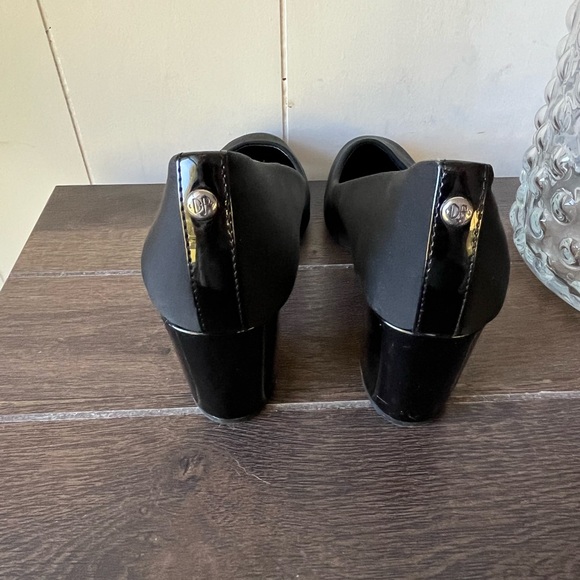 Donald Pliner Block Heels Size 7.5 M Black - Picture 11 of 11